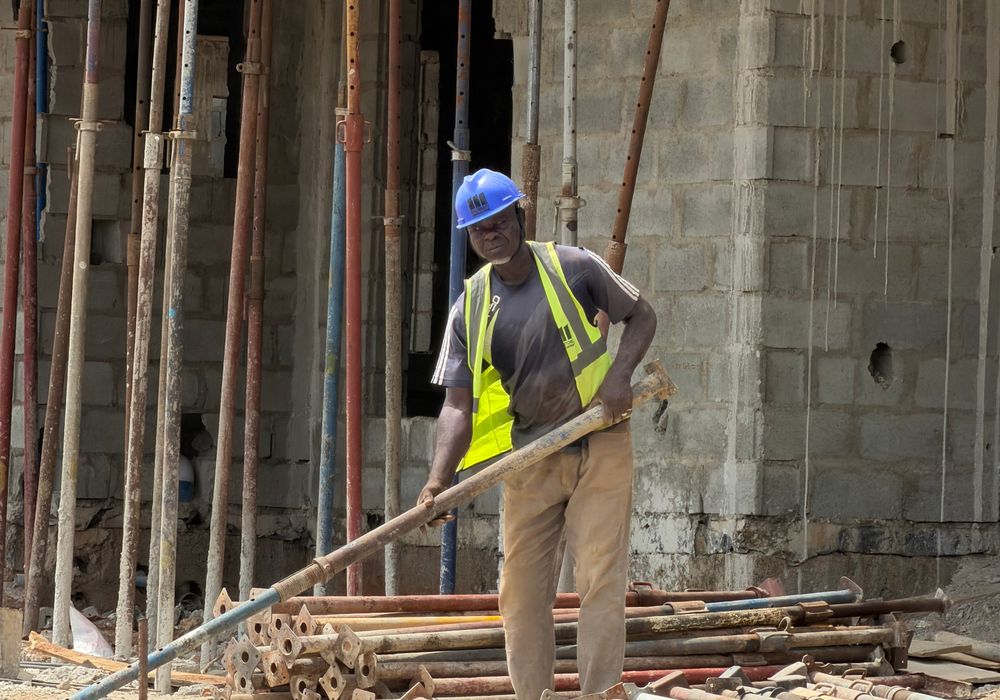 Chantier en élévation — Douala